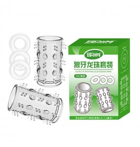PLEASE ME - Wolf Tooth Dragon Beads Set (Full Set 5 Pieces - Transparent)